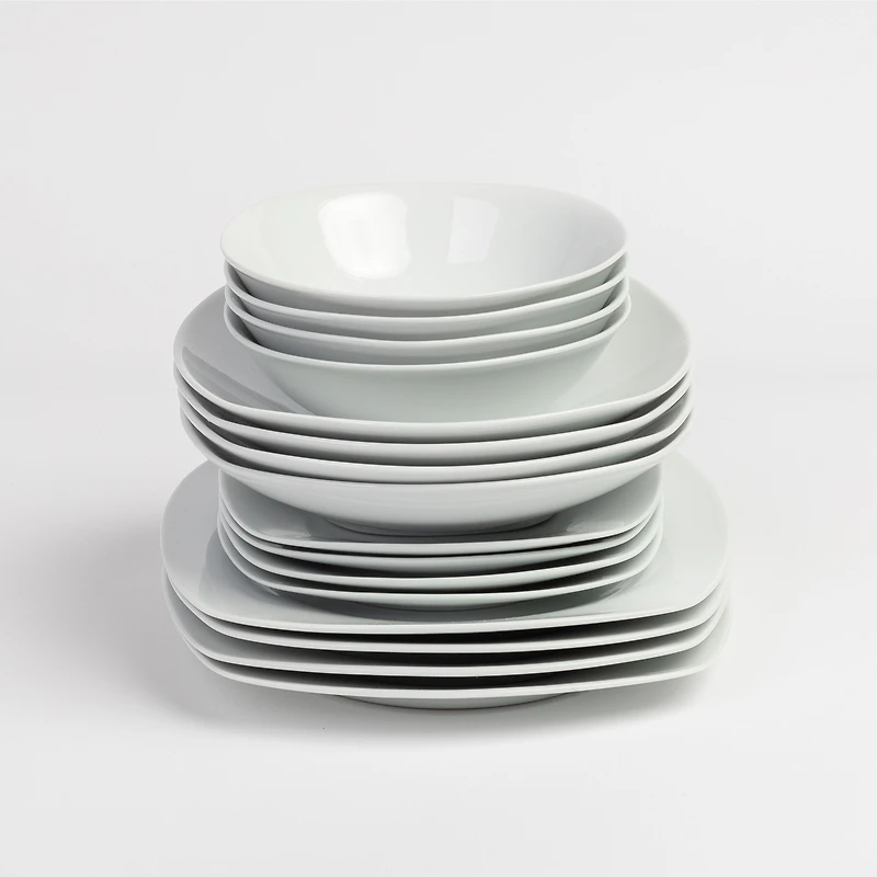 Morgan 16-Piece Dinnerware Set by LC Studio