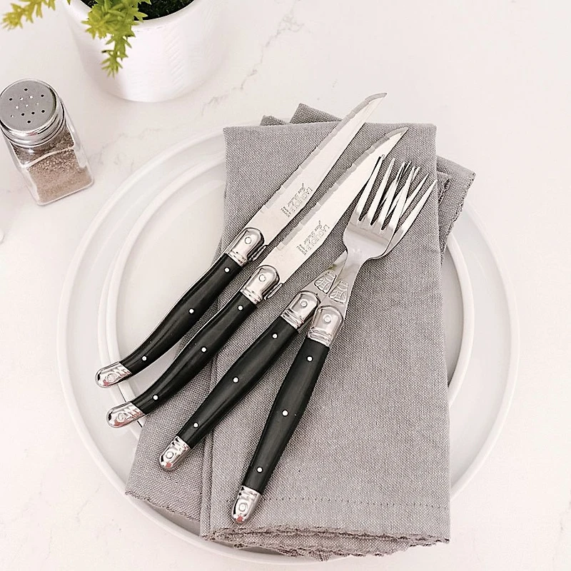 Laguiole Flatware Set by Jean Dubost