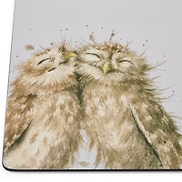 Ensemble de 4 napperons « Wrendale Owl »  par Pimpernel