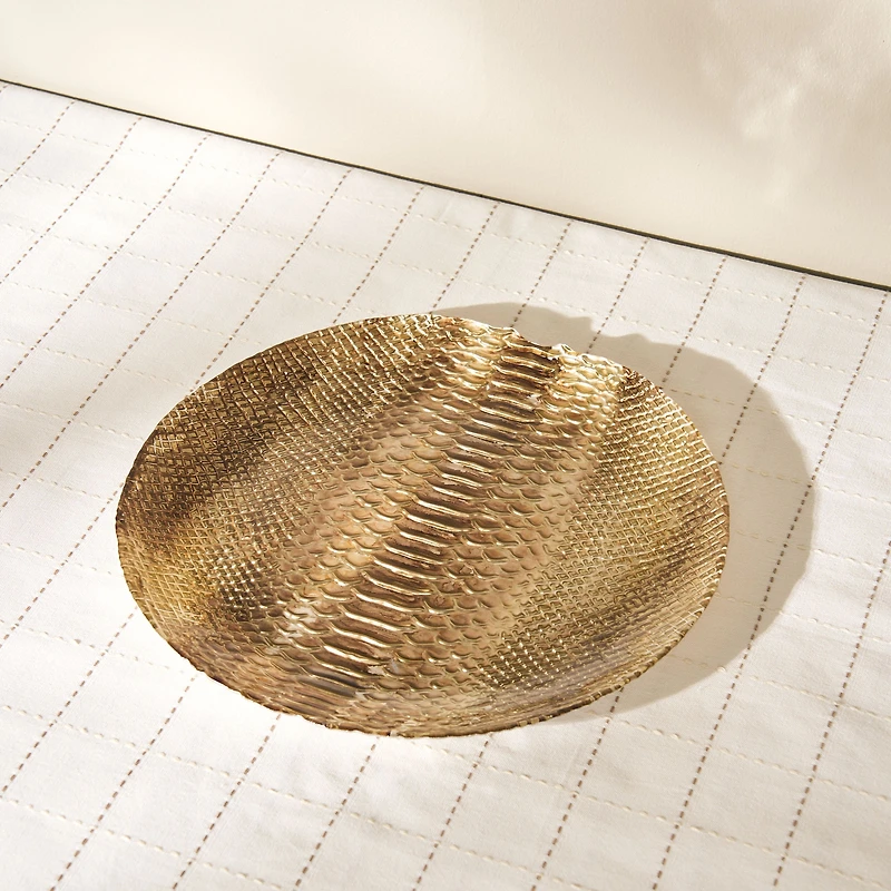 Python Platter - Gold