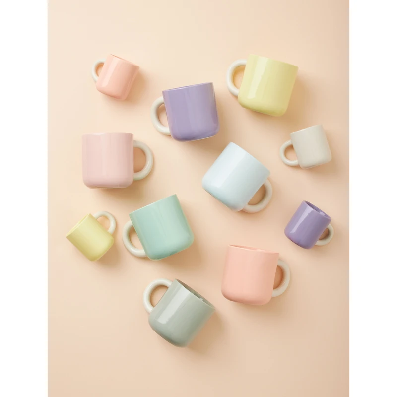 Maxwell & Williams Set of 6 Lilac Sherbet Mugs - 110ml