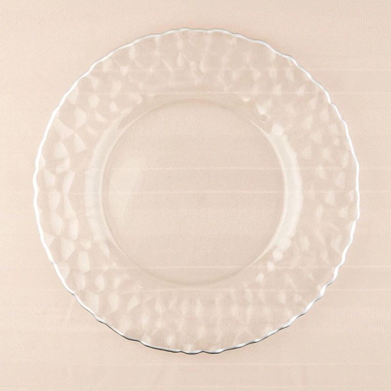 Ari Silver Rim Charger Plate - 32cm
