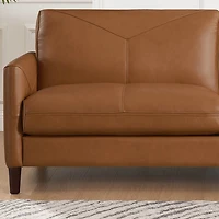 Yorkdale Leather Sofa - Cognac