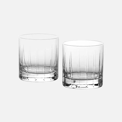 Set of 2 Schott Zwiesel Tritan Cristal Distil Kirkwall DOF Glasses - 13.5 oz