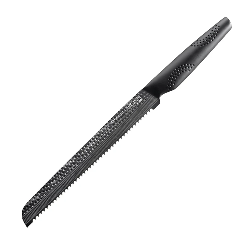 iD3 Black Samurai Couteau à pain 22 cm