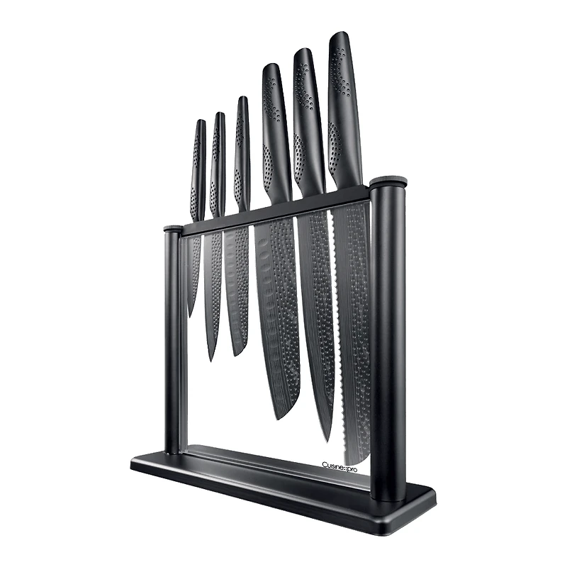 iD3 Black Samurai Gozen Knife Block 7-Piece