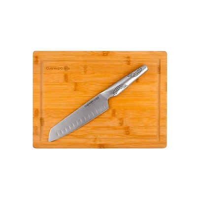 iD3 Santoku Knife 18cm & Cutting Board Set