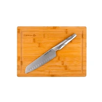 iD3 Santoku Knife 18cm & Cutting Board Set