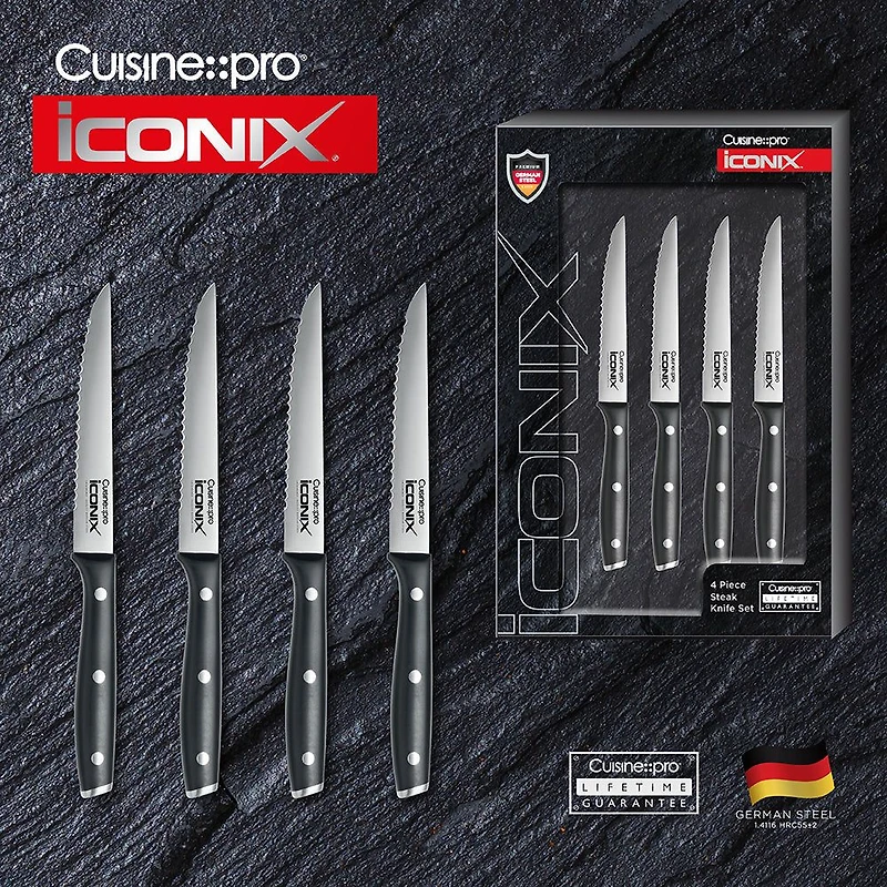 iconiX Steak Knife, Set of 4