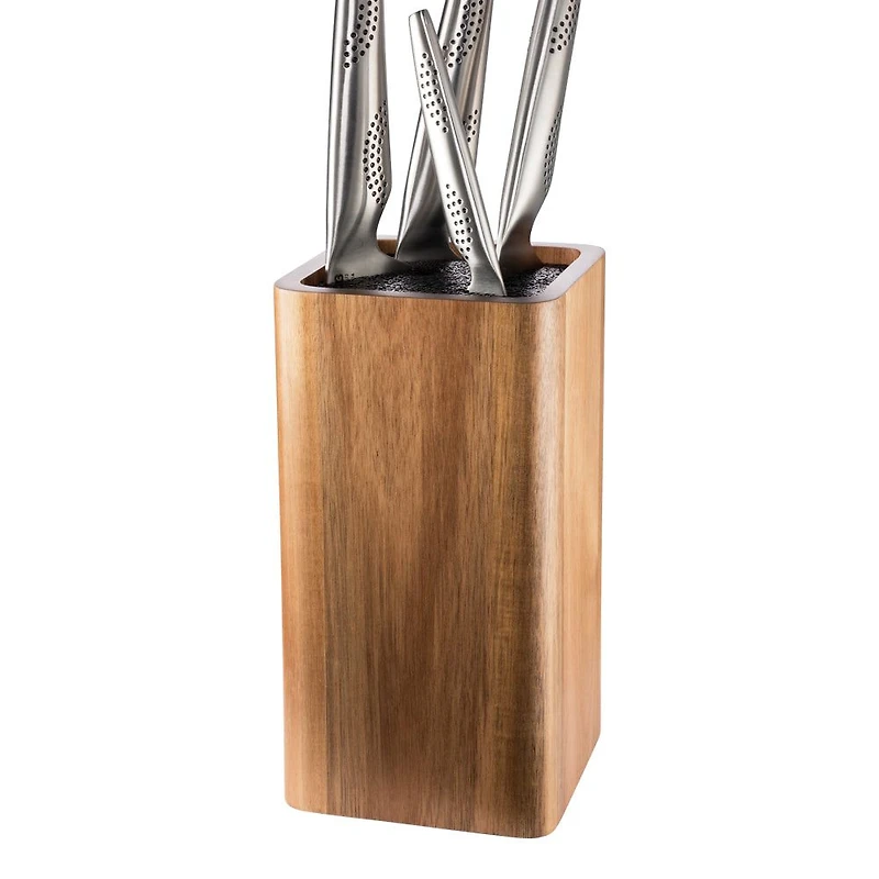 Universal Square Knife Block Acacia