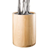 Universal Circa Knife Block Ashwood