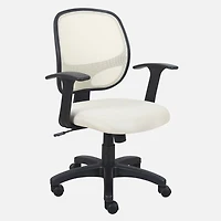 Eliza Office Chair - Cream