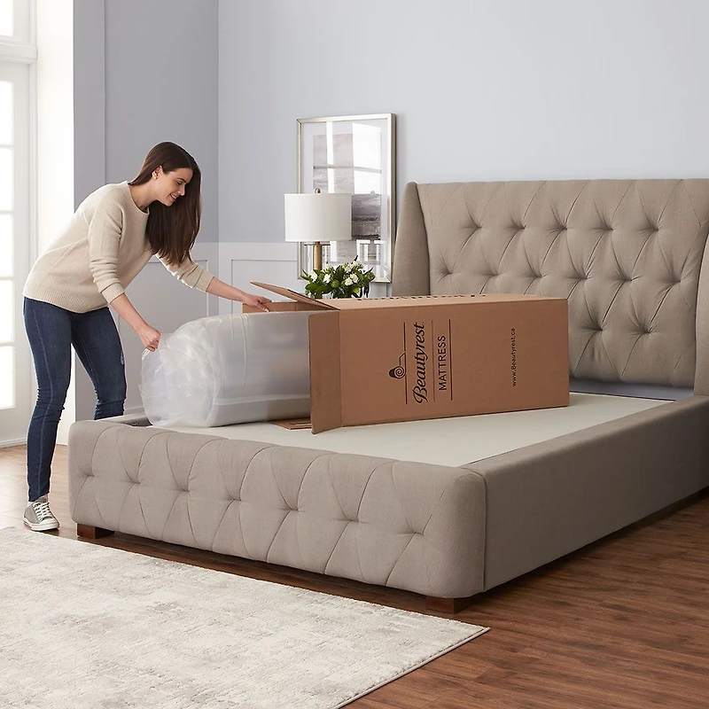 Matelas mi-ferme en boîte Beautyrest « Miab » - 10 po