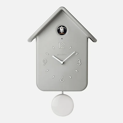 Home Light Grey Cuckoo Clock with Pendulum by Guzzini