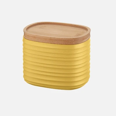 Mustard Yellow Tierra Storage Jar (11 cm) 