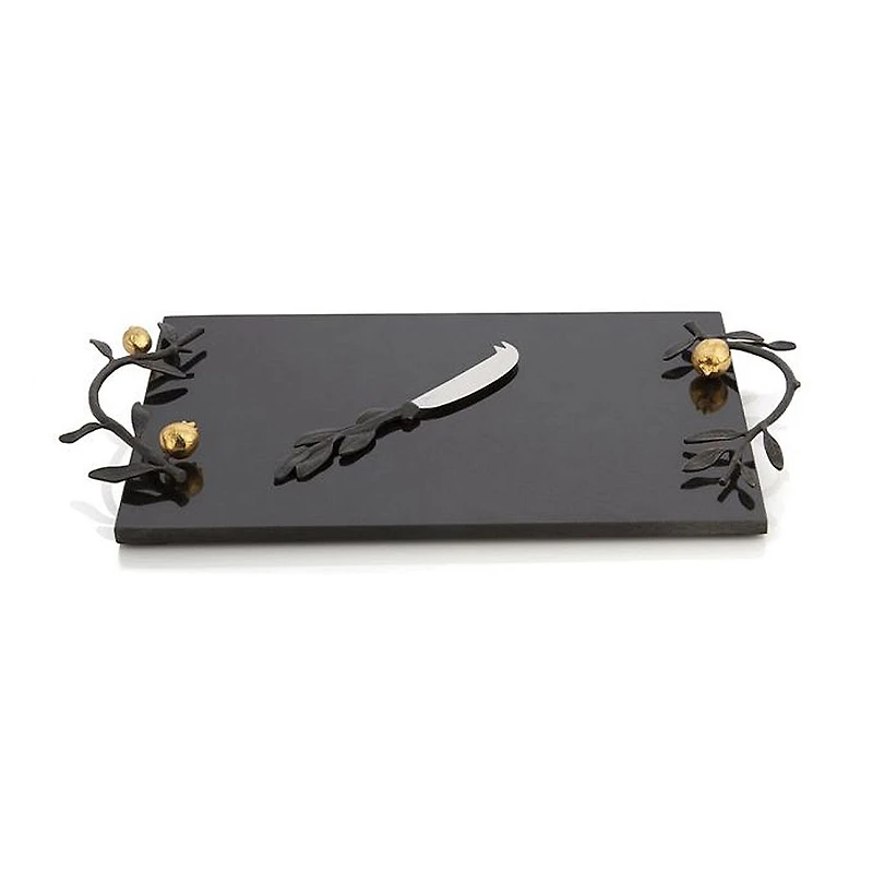 Michael Aram Pomegranate Cheese Board & Knife
