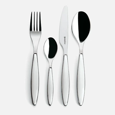 Feeling 24-Piece White Flatware Set