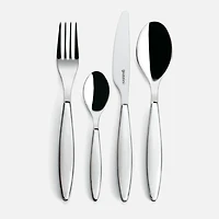 Feeling 24-Piece White Flatware Set