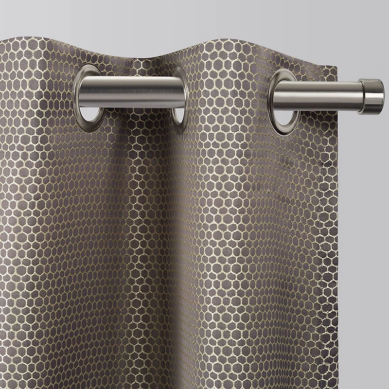 Rideau à œillets jacquard « Ruche »