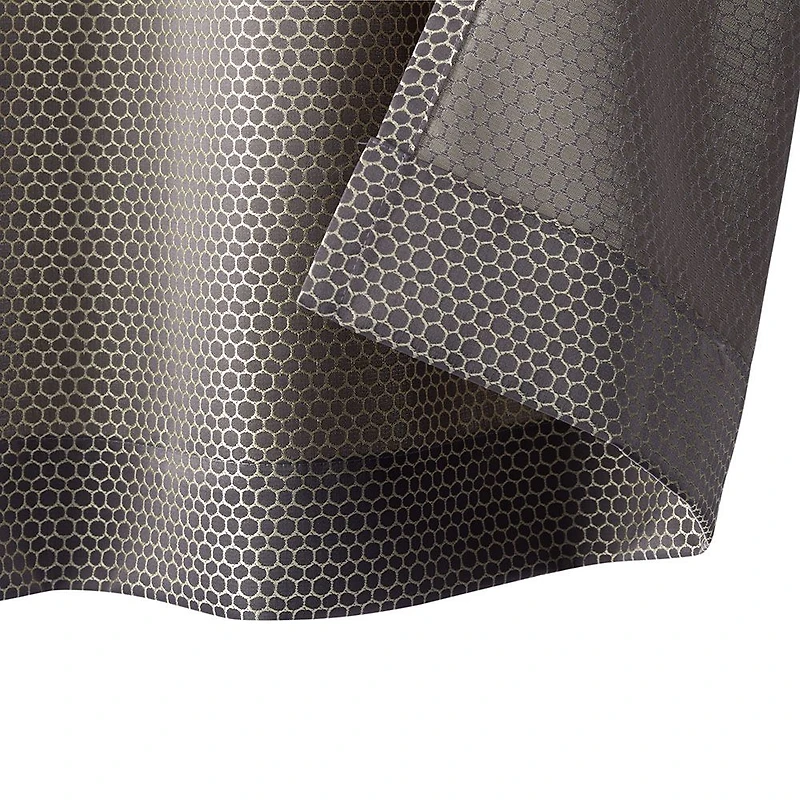 Rideau à œillets jacquard « Ruche »