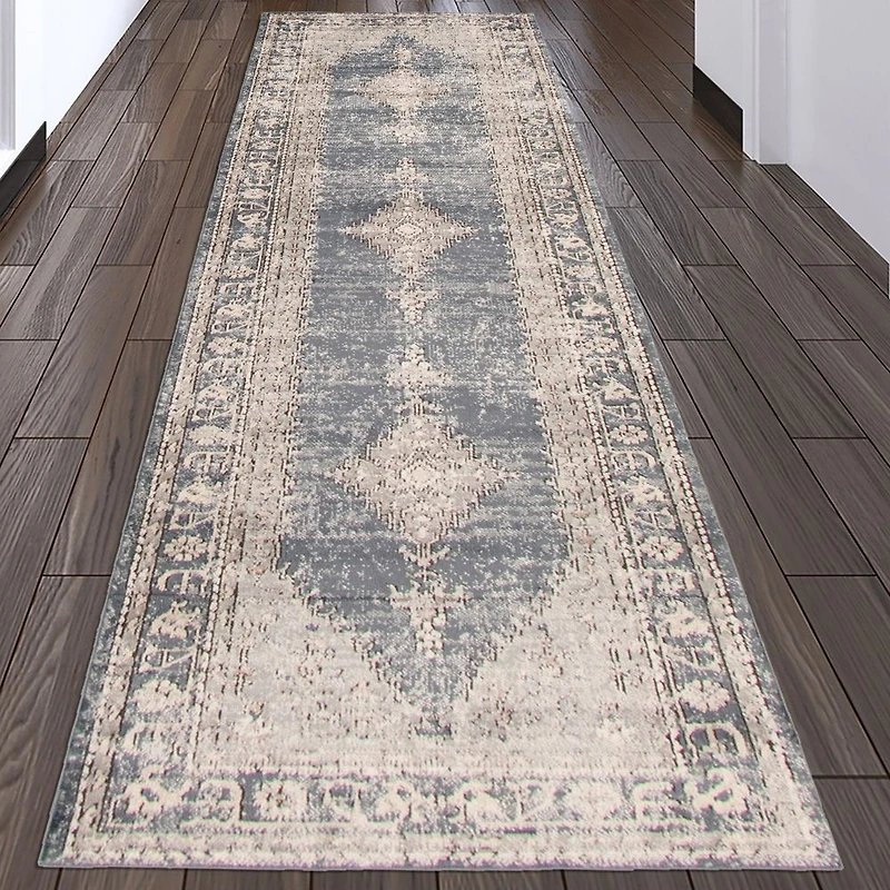 Tapis « Bijani » bleu - 31 po x 98 po