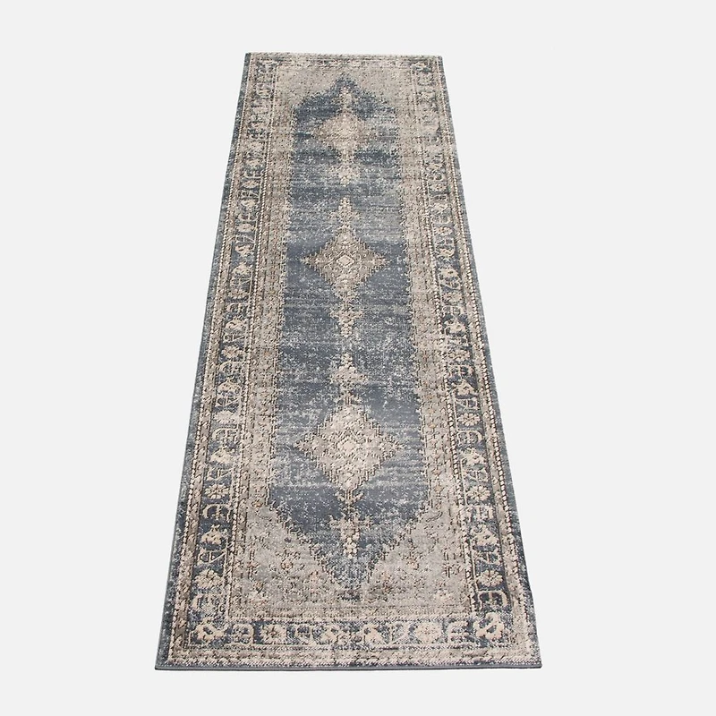 Tapis « Bijani » bleu - 31 po x 98 po