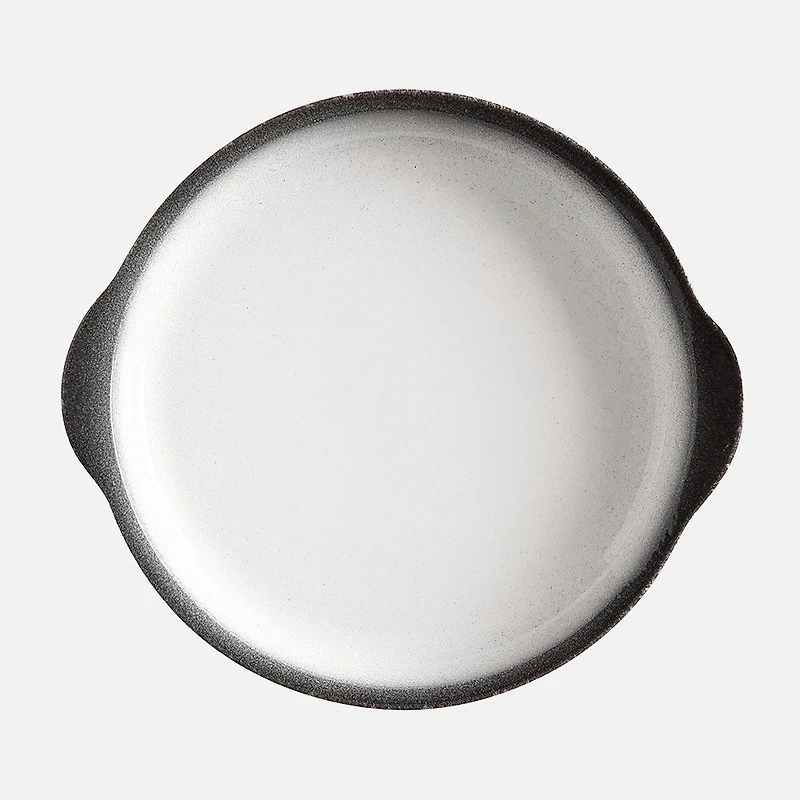 Set of 4 Granite Medium Plates with Handles by Maxwell & Williams