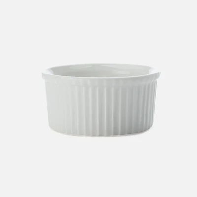 Set of 6 White Basics Ramekins by Maxwell & Williams - 12 cm