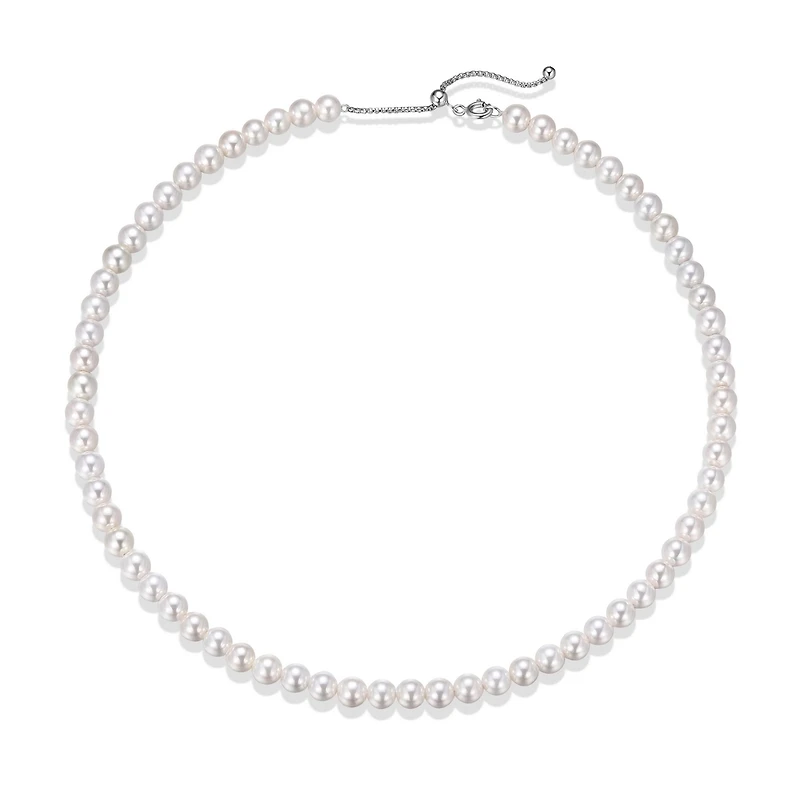 Collier de perles « Reign » en argent sterling