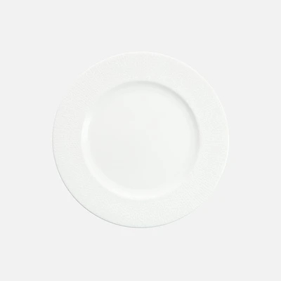 Amanda White Embossed Charger Plate - 12