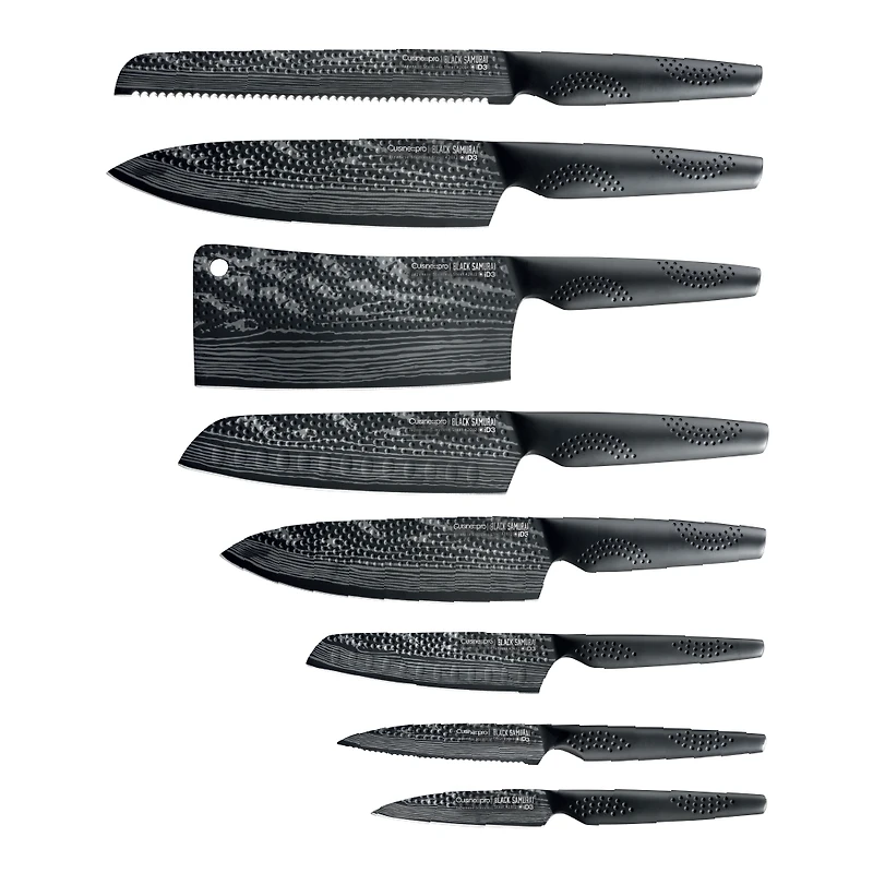 iD3 Black Samurai SYO Knife Block 7-Piece