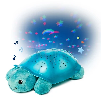 Twinkling Twilight Turtle™ Night Light - Aqua
