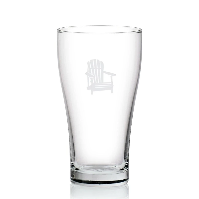 Set of 6 Muskoka Chair Print Beer Glasses by Cuisivin
