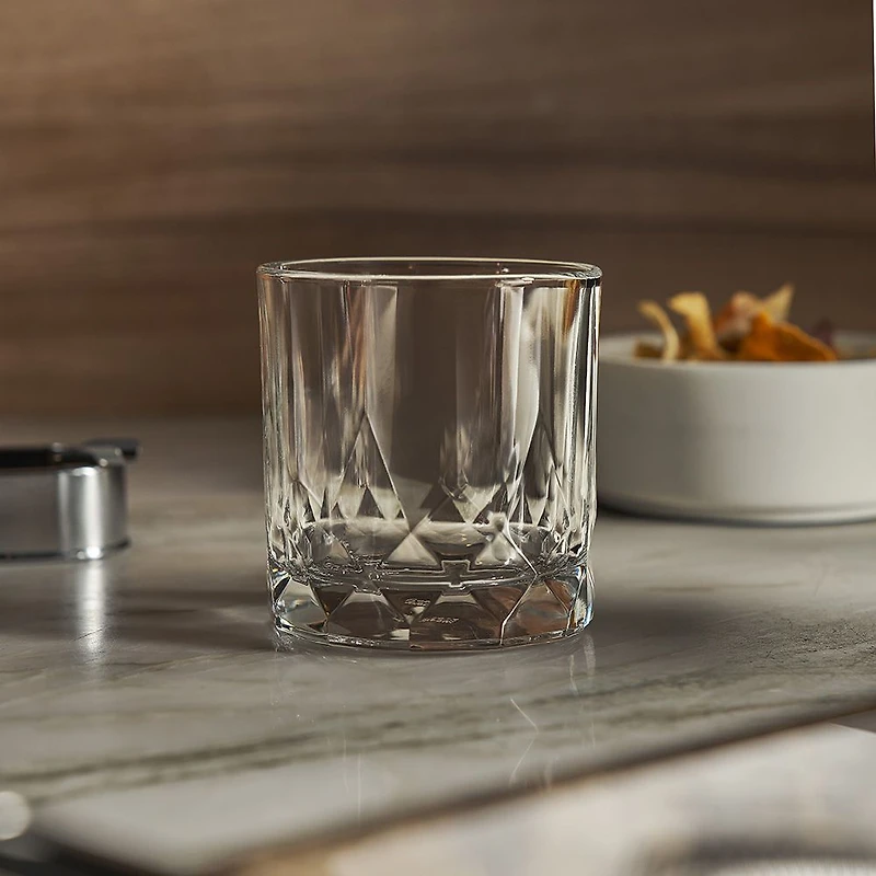 Connexion Whisky Rock Glasses, Set of 12, - 12oz