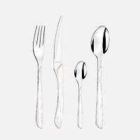 Ensemble de 16 couverts « Eclat » par Amefa - Blanc