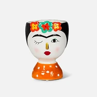 Frida Kahlo Vase - 6.5
