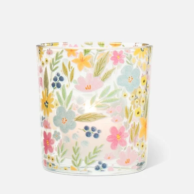 Pastel Florals Votive, Assorted