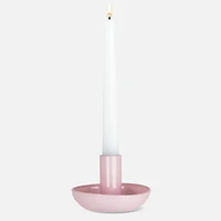 Small Pipe Taper Candle Holder 2 po - Pink