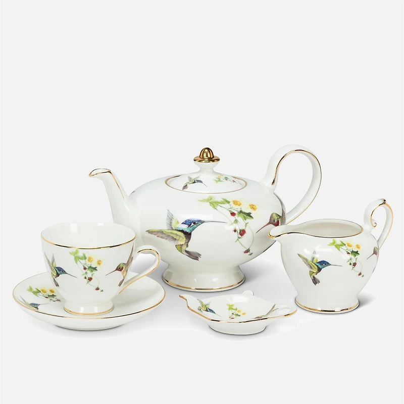 Hummingbird Tea Bag Plate