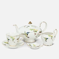 Hummingbird Tea Bag Plate