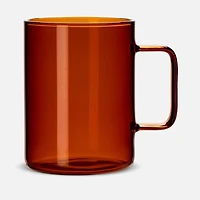 Straight Sided Modern Mug, Amber 
