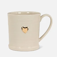 Tasse à bordure avec coeur