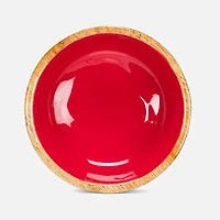 Petit bol rouge brillant