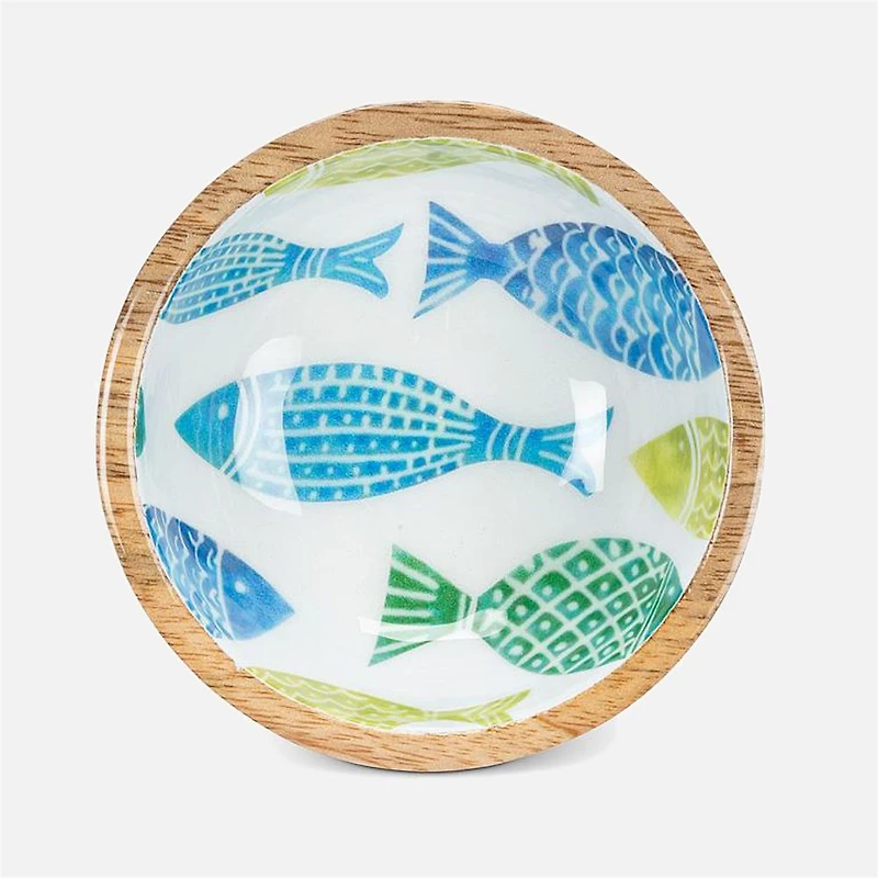Swimming Fish Bowl - Blue/green