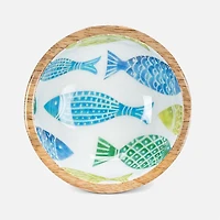 Swimming Fish Bowl - Blue/green
