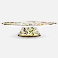 Butterfly Garden Pedestal Cake Stand