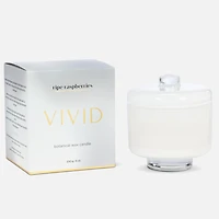  Candle in Pedestal Jar Ripe Raspberries - 8oz