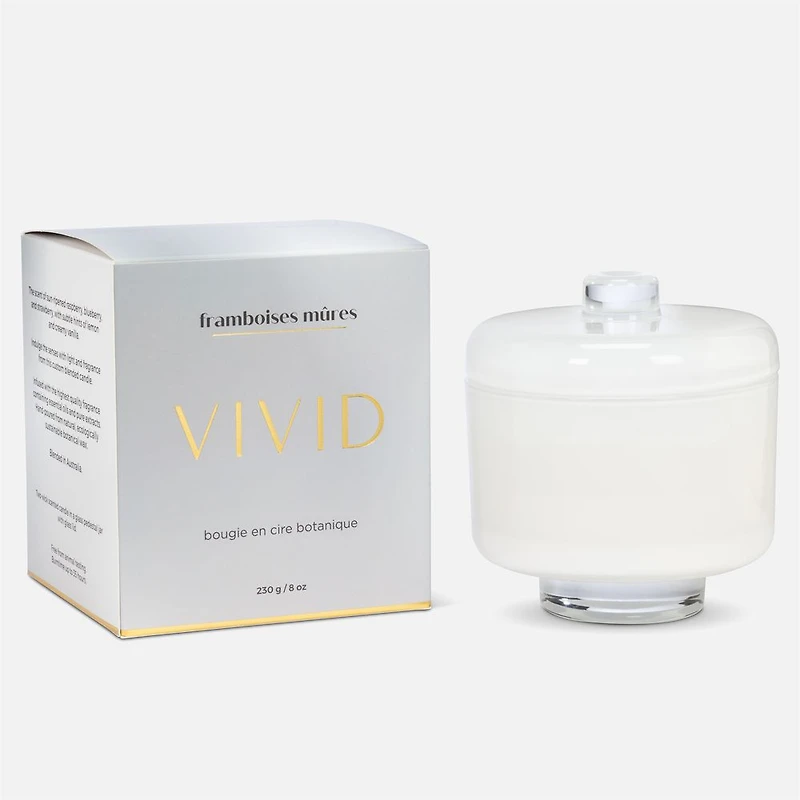  Candle in Pedestal Jar Ripe Raspberries - 8oz