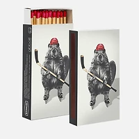 45 Matches, 4" - Hockey Beaver 