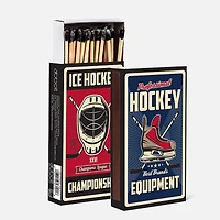 45 Allumette, 4 po - Imprimées rétro hockey